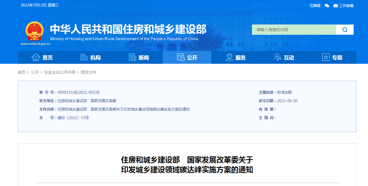 <strong>城鄉(xiāng)建設(shè)領(lǐng)域碳達(dá)峰實(shí)施方案發(fā)布！2030年前，初步解決“城市病”問題</strong>